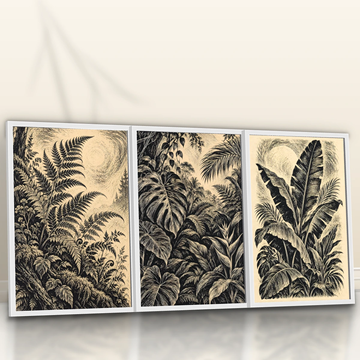 Quadro Trio Suíte Samambaia Vintage — foto 6