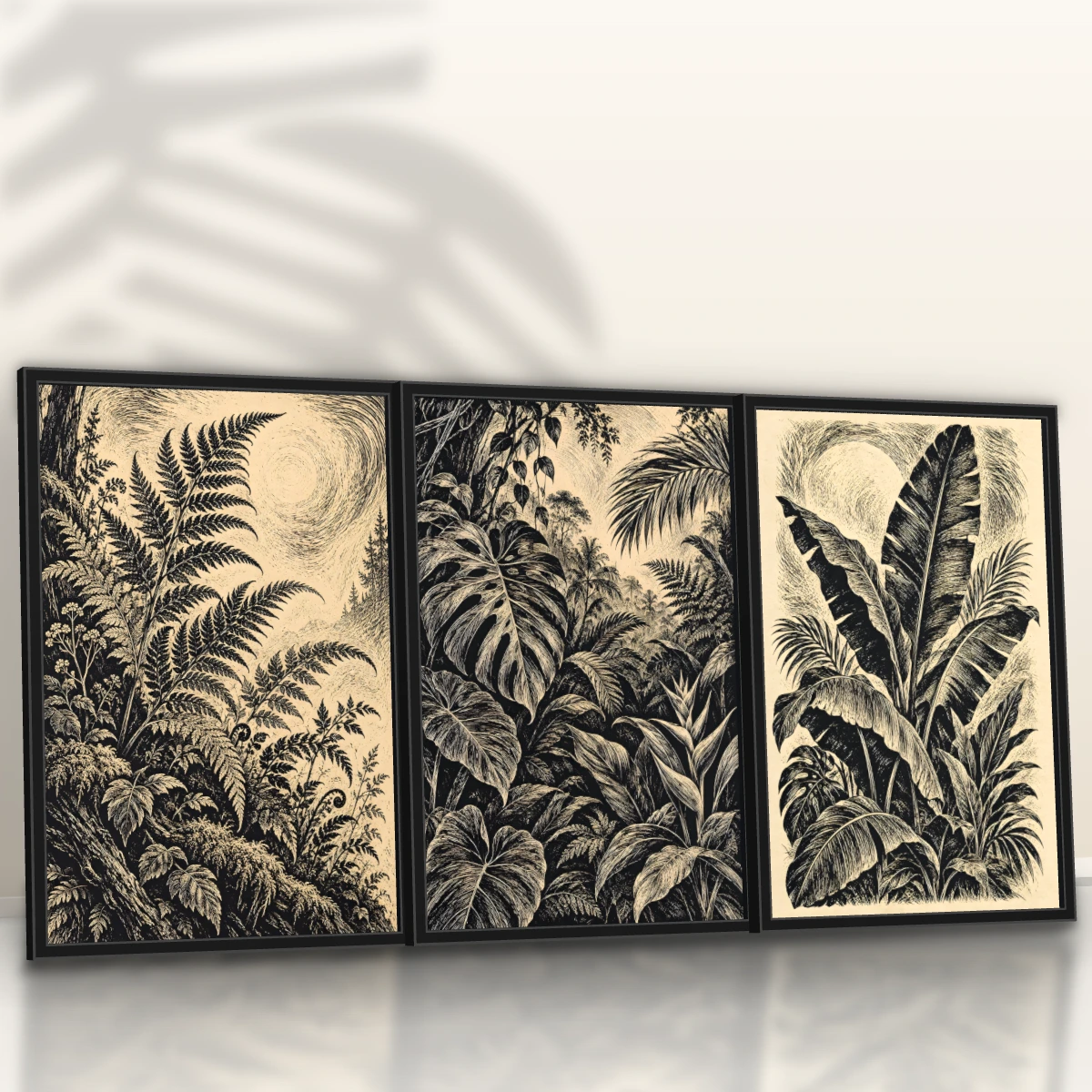 Quadro Trio Suíte Samambaia Vintage — foto 5