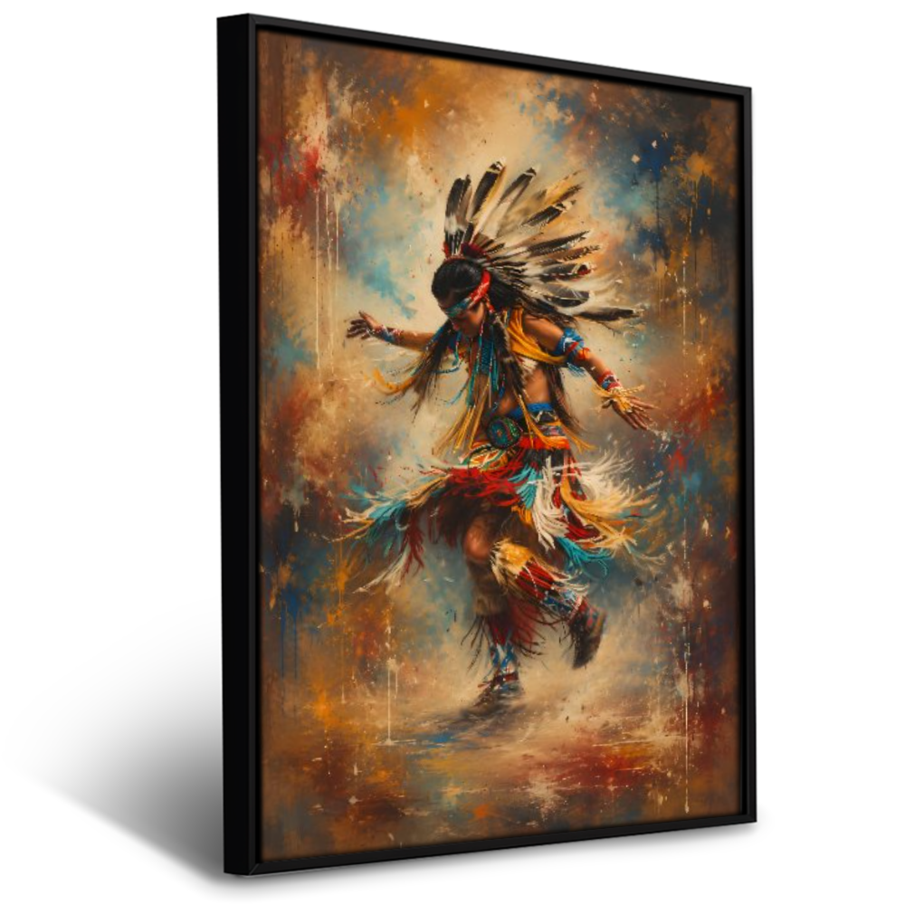 Quadro Sala Guerreiro Indígena