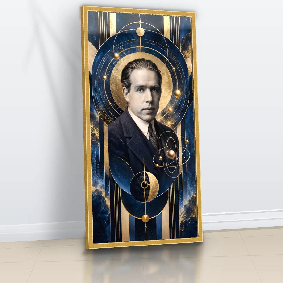 Quadro Escritório Niels Bohr Art Déco