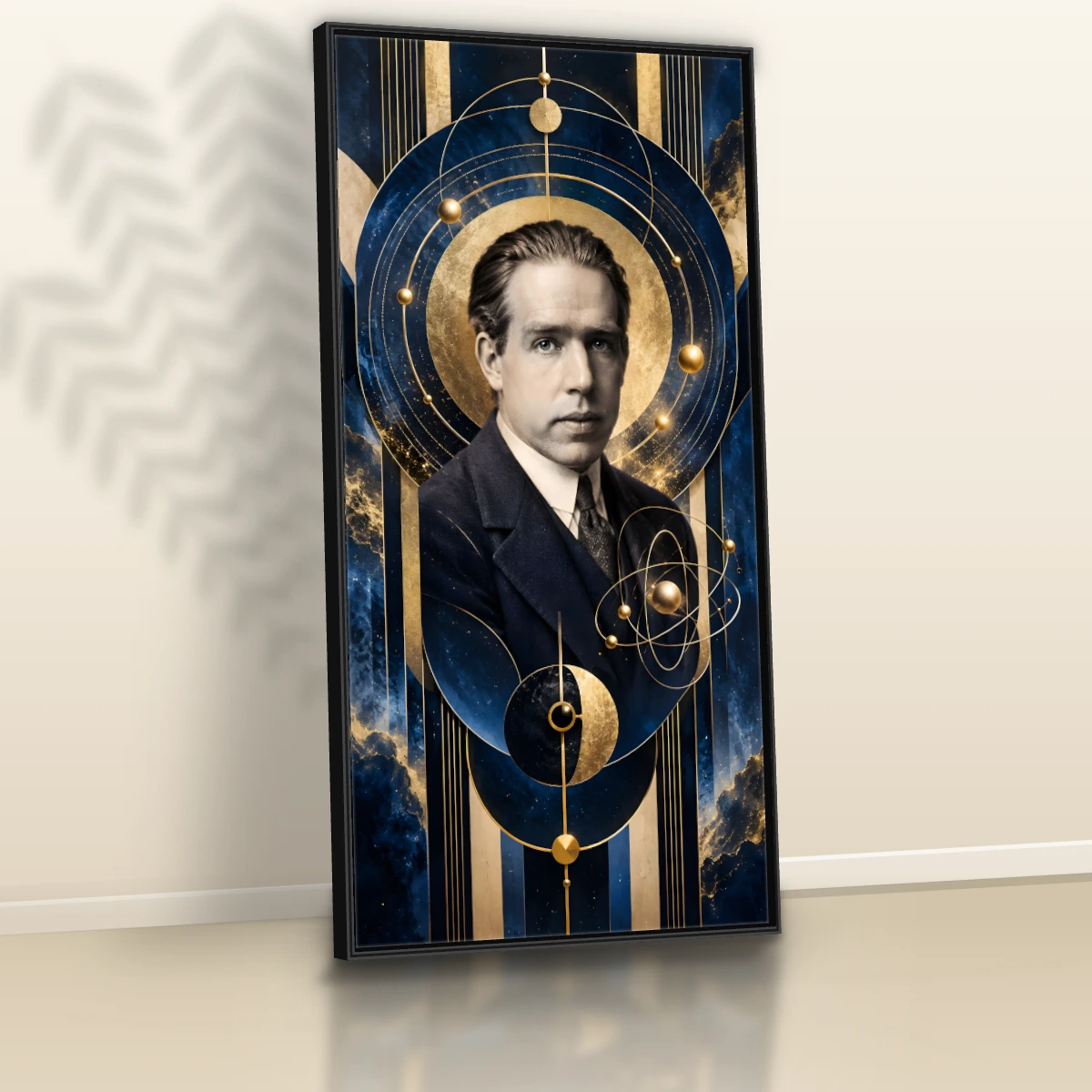 Quadro Escritório Niels Bohr Art Déco