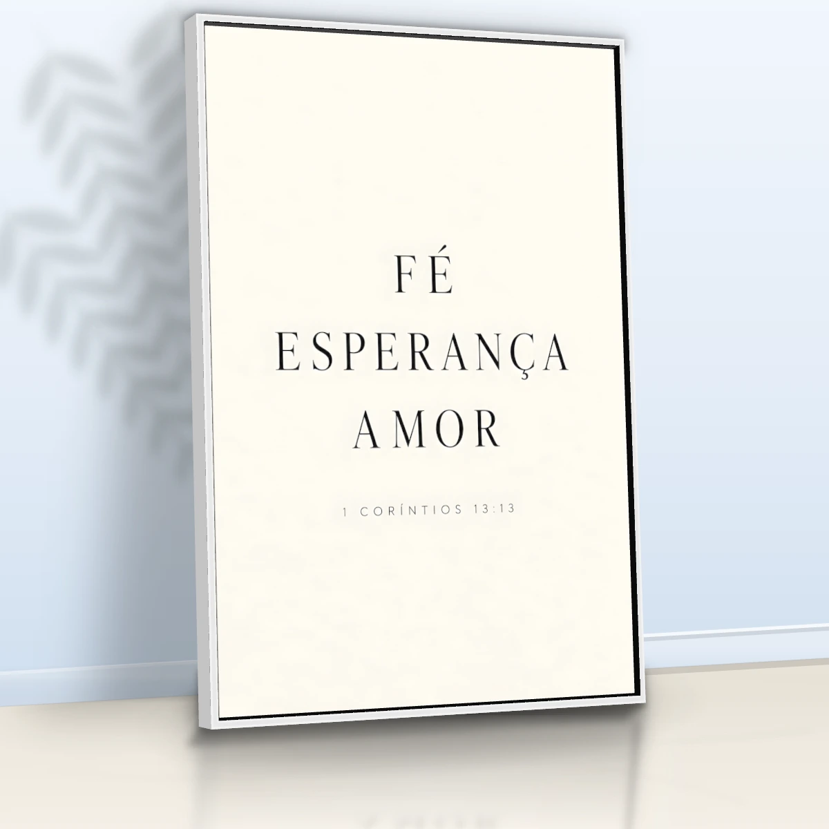Quadro Sala Fé Esperança Amor — foto 3