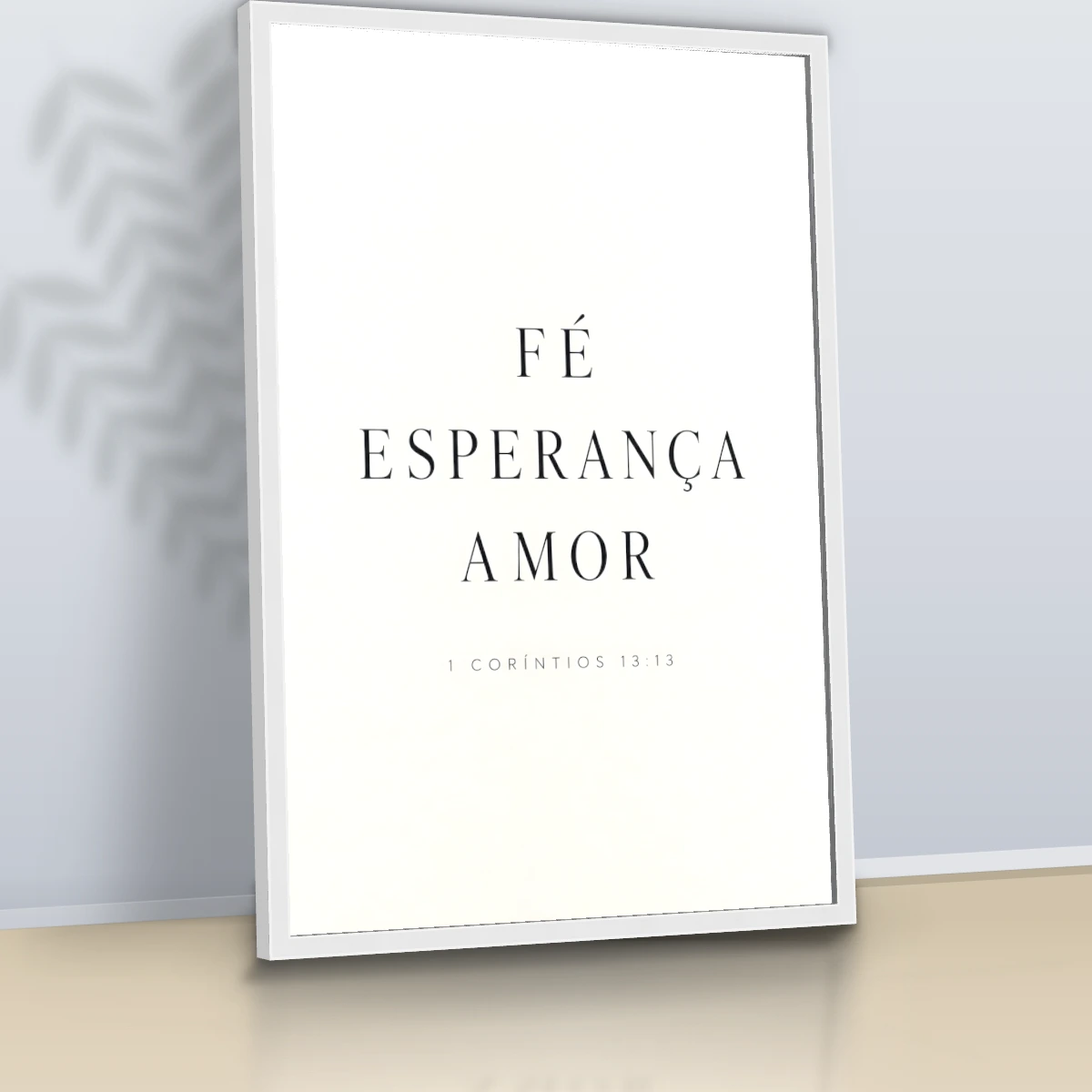 Quadro Sala Fé Esperança Amor — foto 6