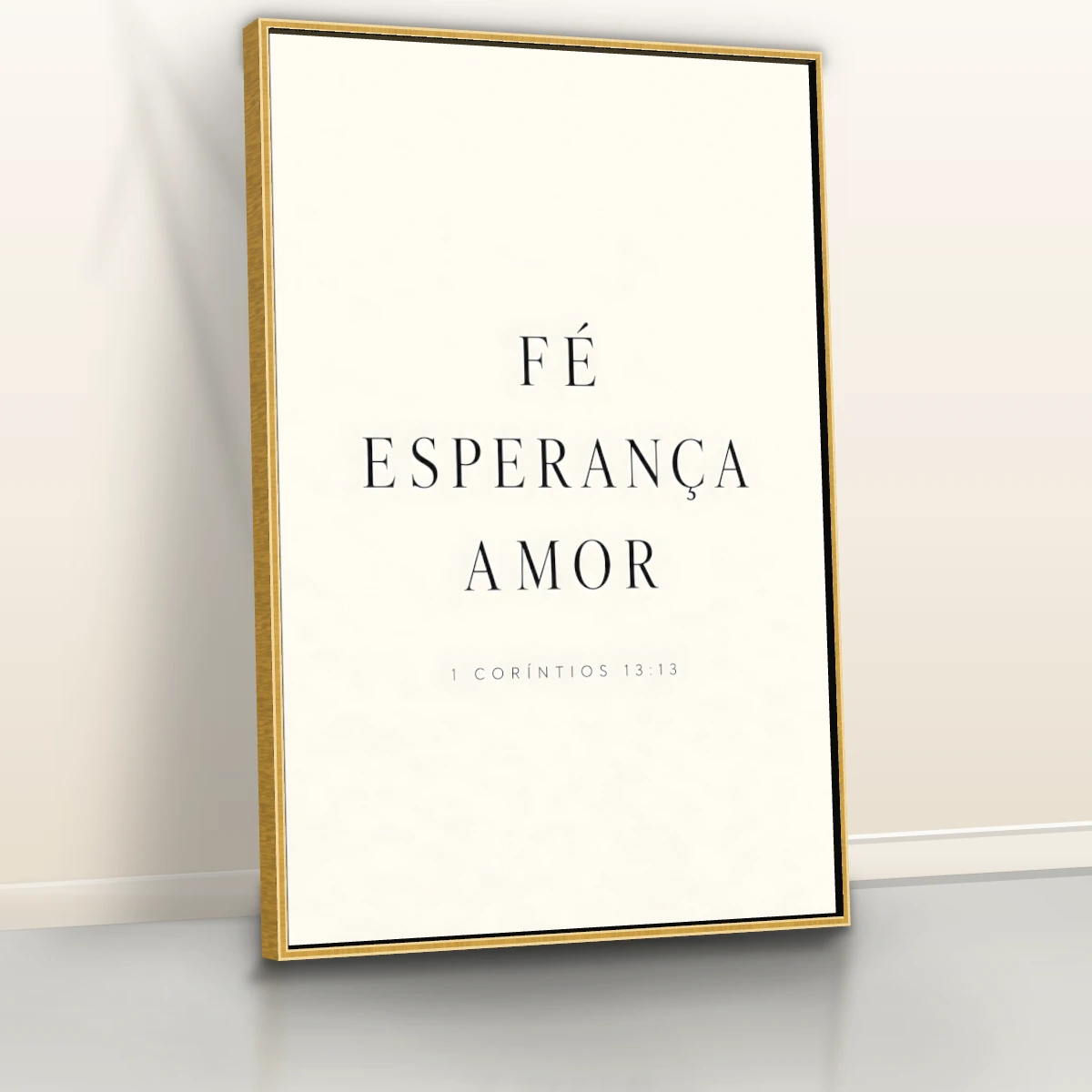 Quadro Sala Fé Esperança Amor — foto 4