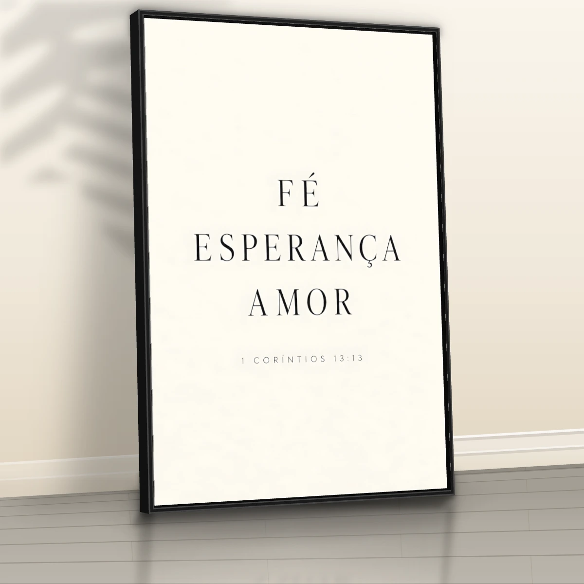 Quadro Sala Fé Esperança Amor — foto 2
