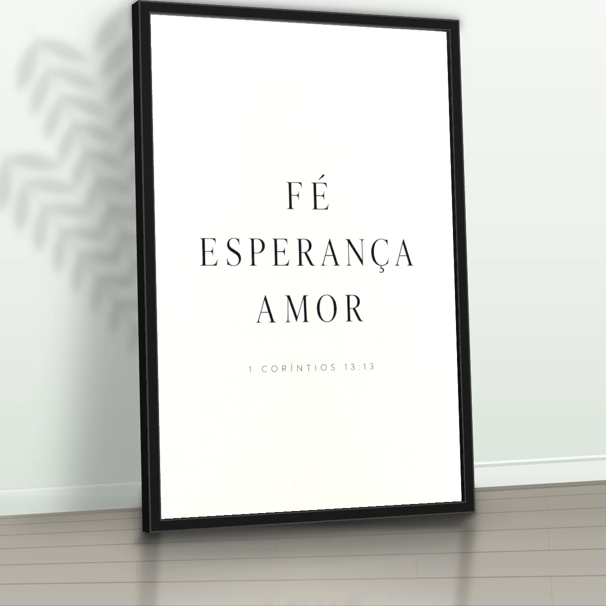 Quadro Sala Fé Esperança Amor — foto 5