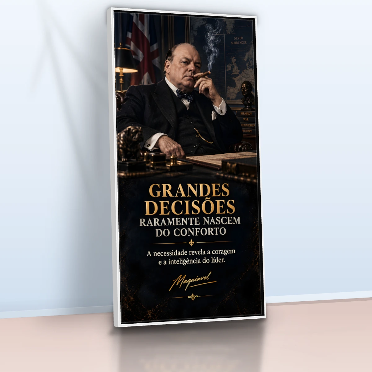Quadro Escritório Winston Churchill — foto 3