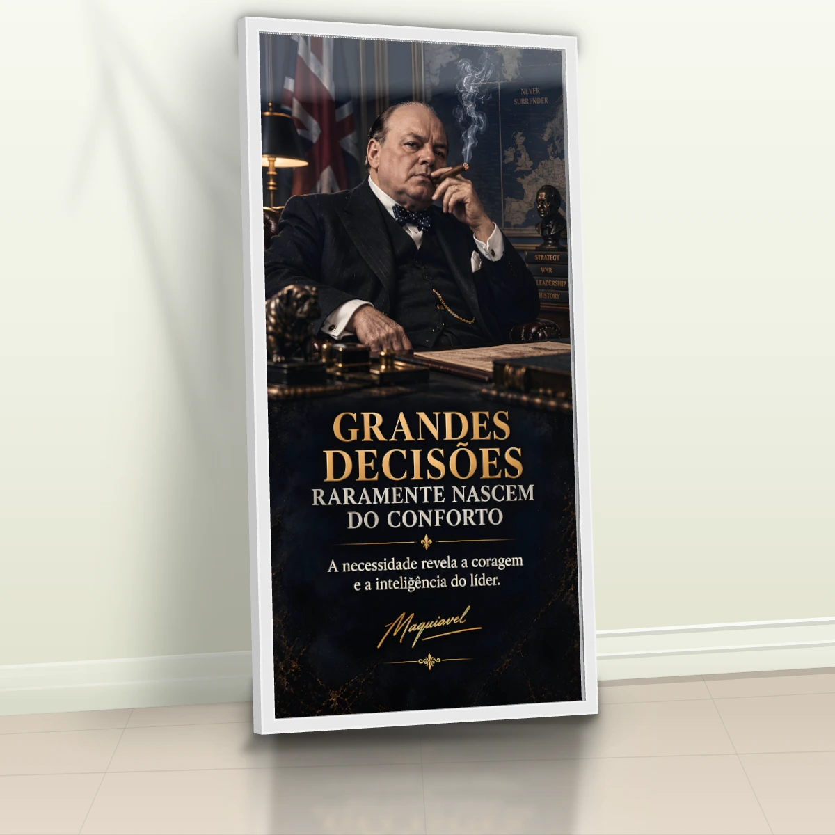 Quadro Escritório Winston Churchill — foto 6