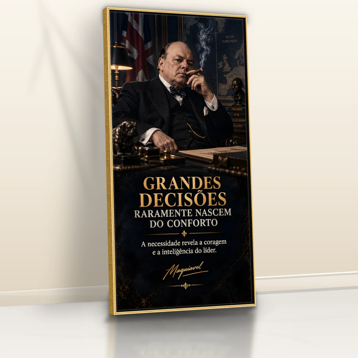 Quadro Escritório Winston Churchill — foto 4