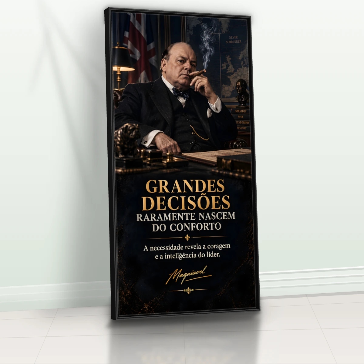 Quadro Escritório Winston Churchill — foto 2