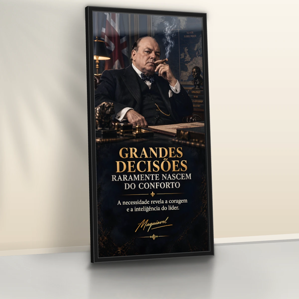 Quadro Escritório Winston Churchill — foto 5