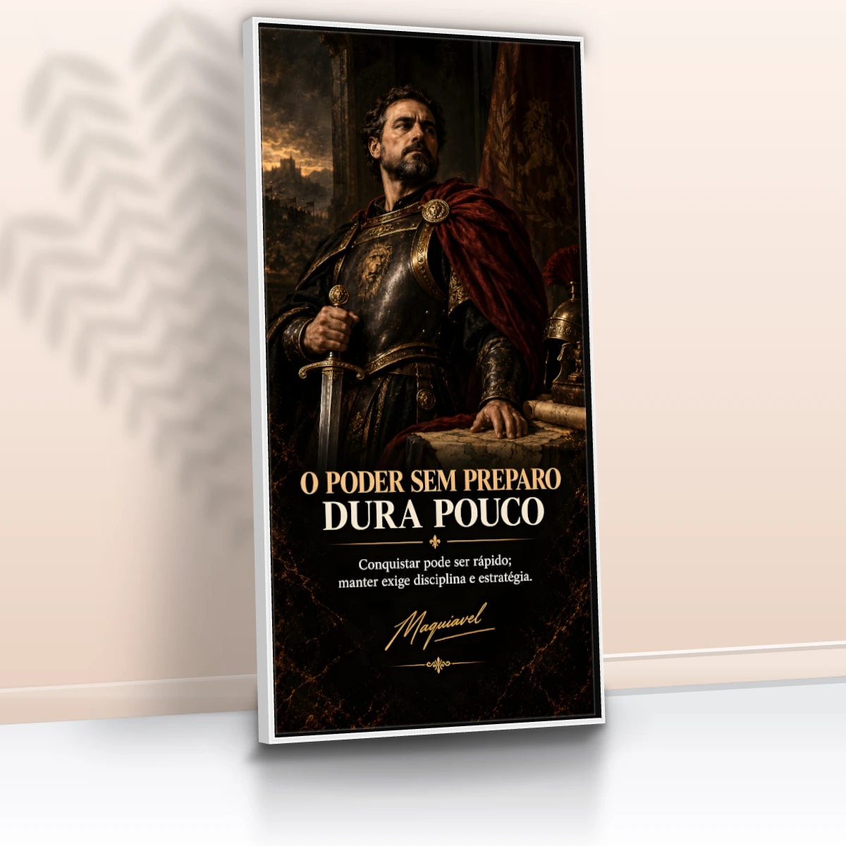 Quadro Escritório Poder Dura Pouco — foto 3