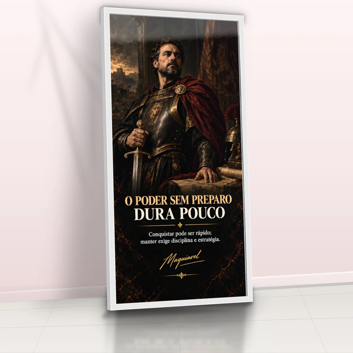 Quadro Escritório Poder Dura Pouco — foto 6