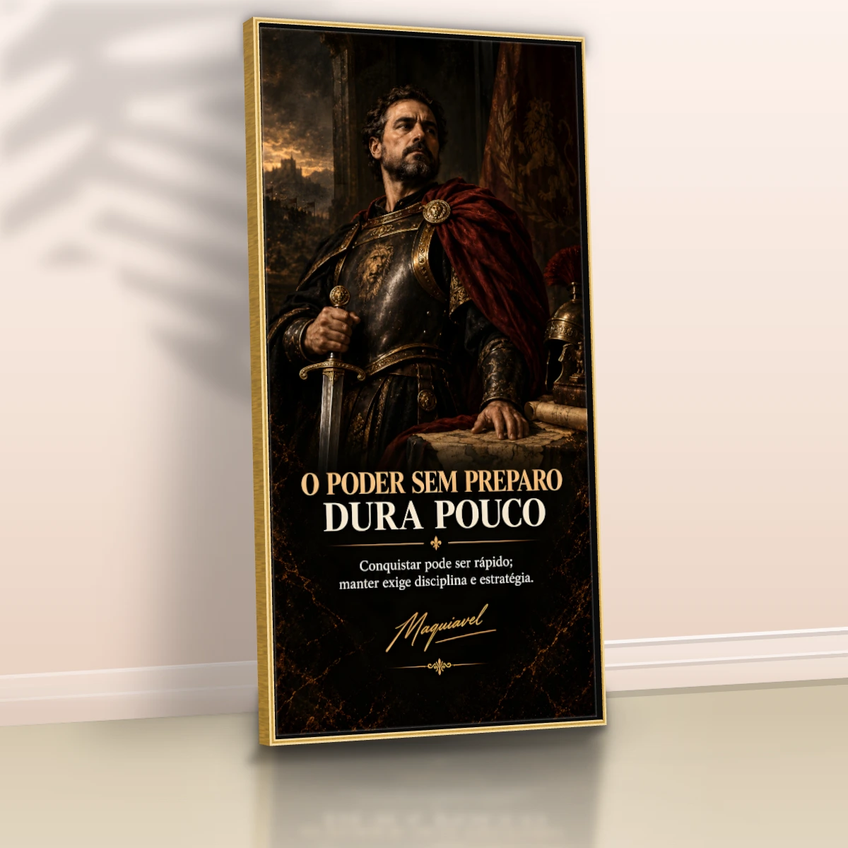 Quadro Escritório Poder Dura Pouco — foto 4