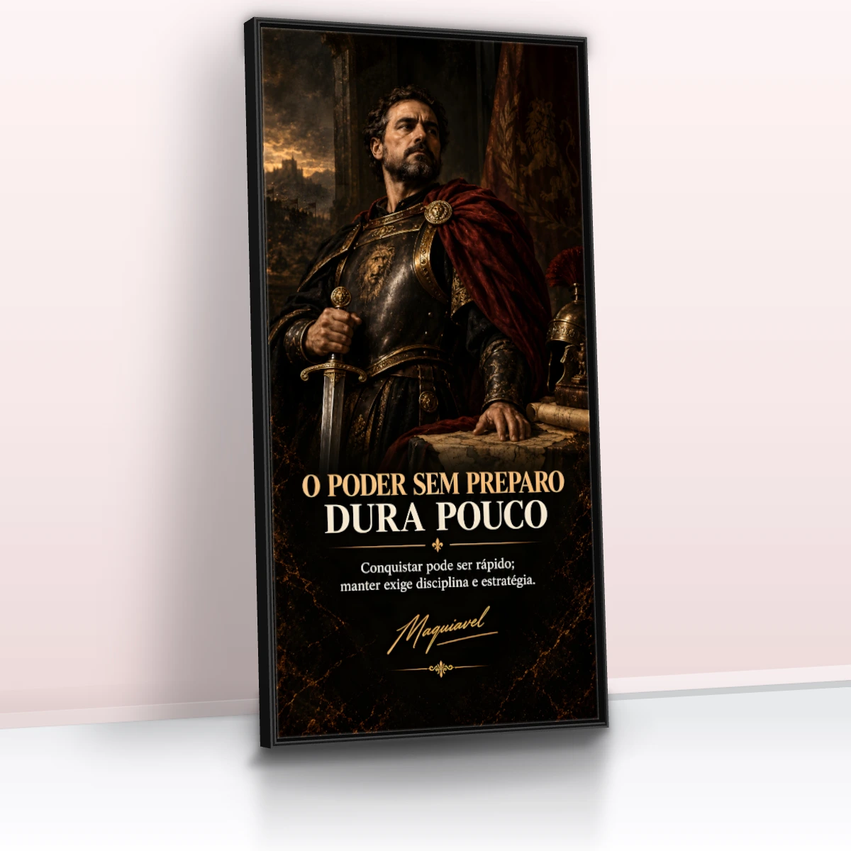 Quadro Escritório Poder Dura Pouco — foto 2
