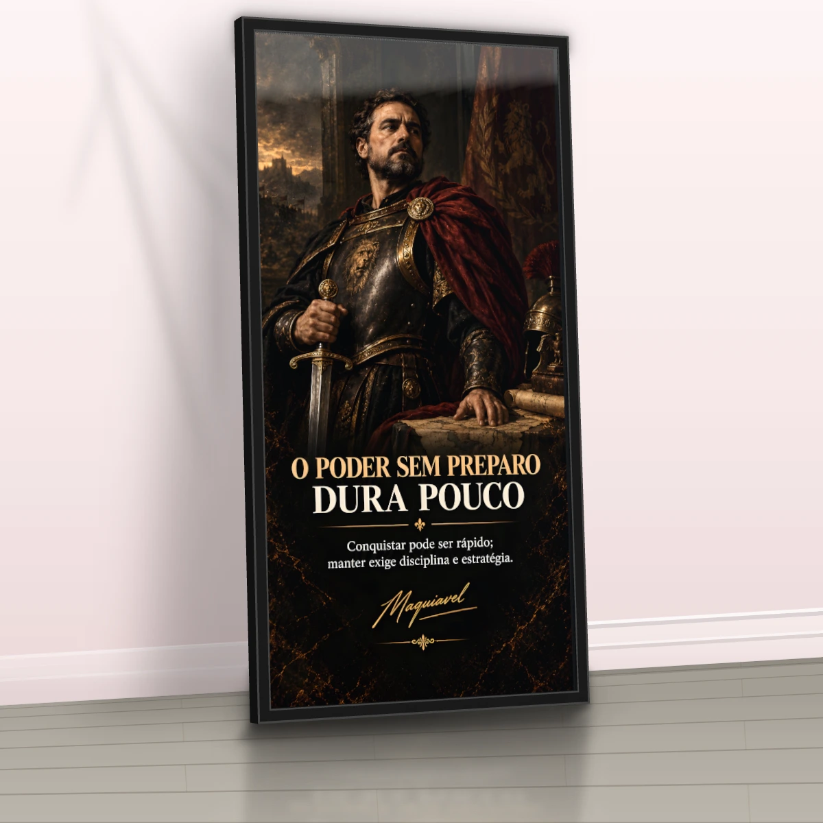 Quadro Escritório Poder Dura Pouco — foto 5