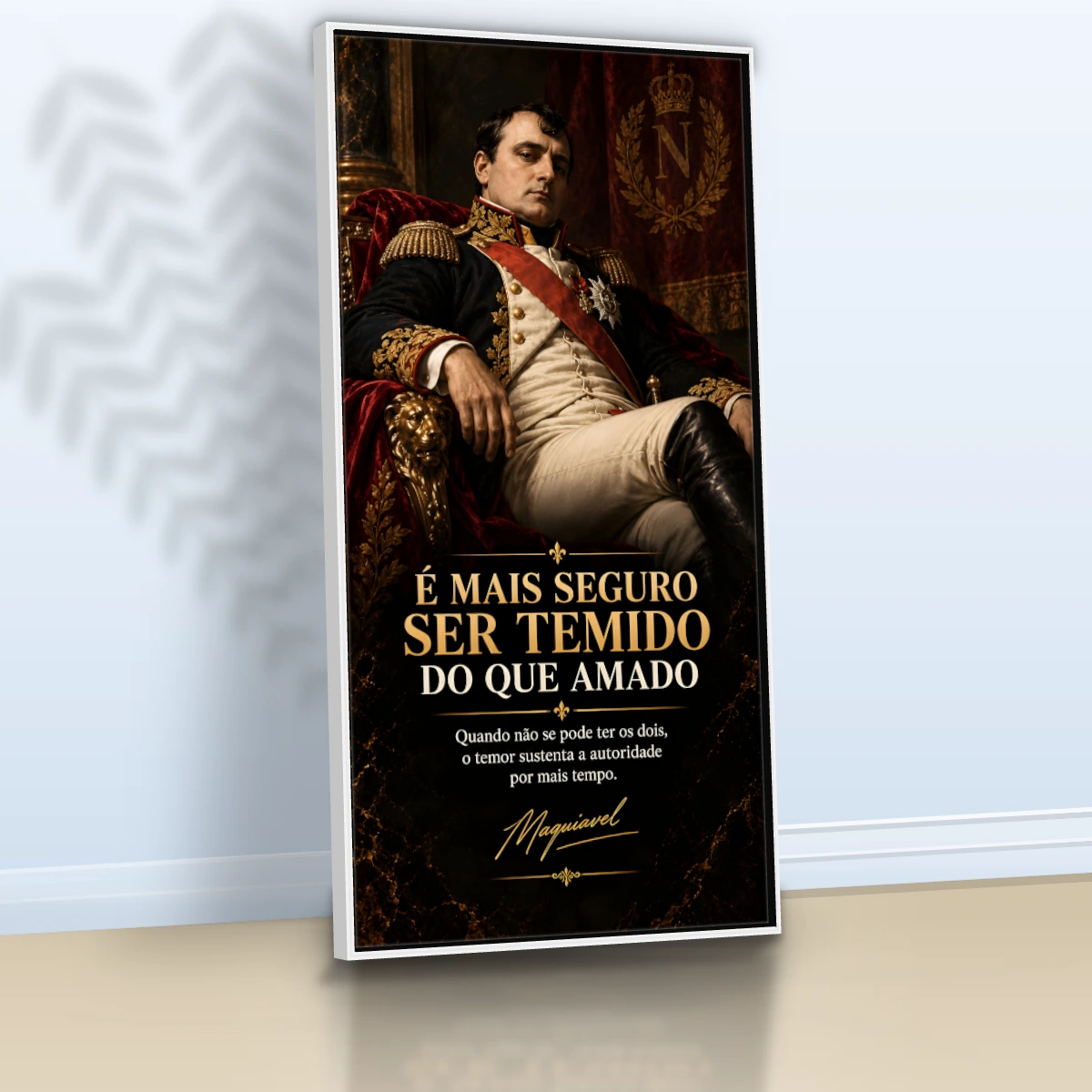 Quadro Sala Escritório Napoleão Frase — foto 3