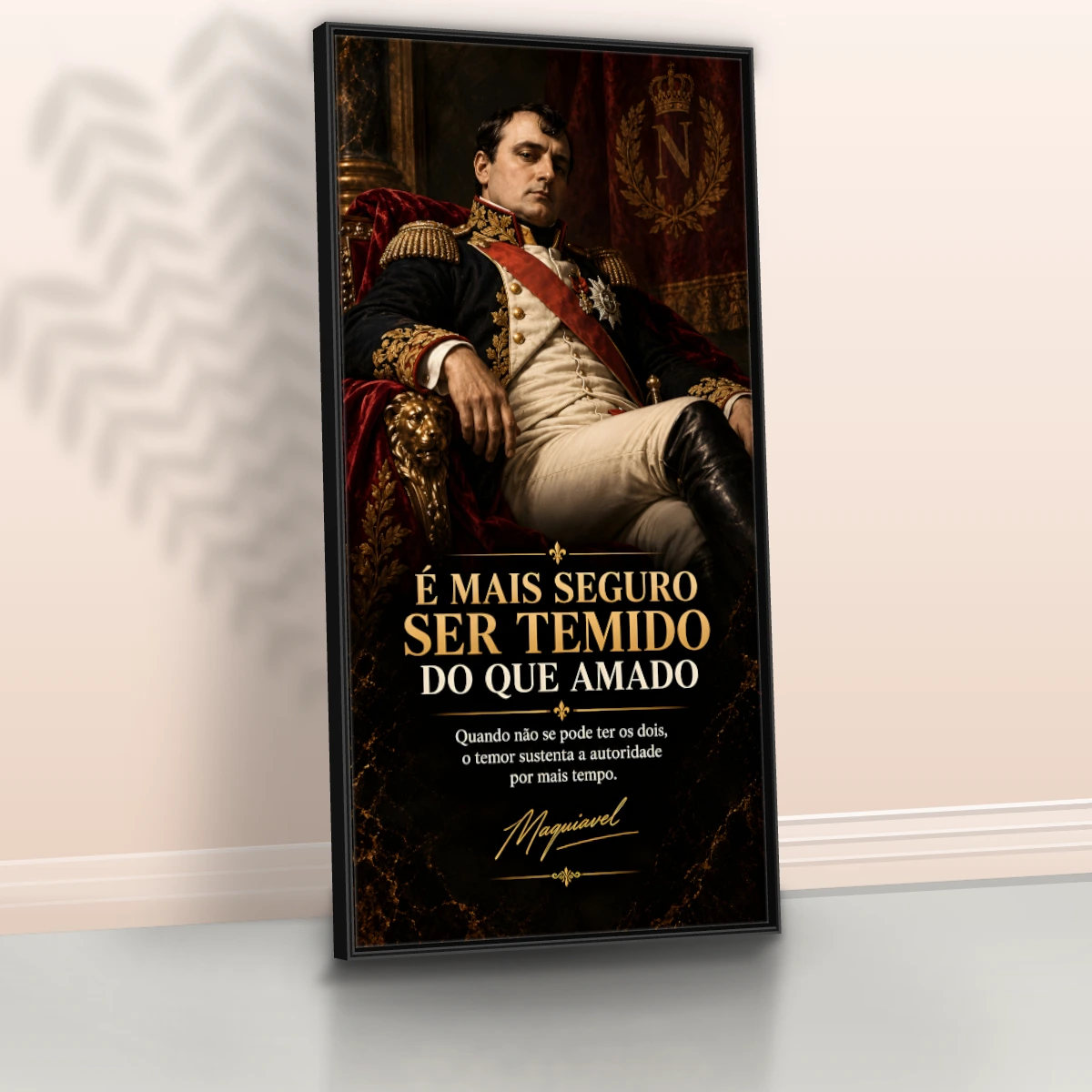 Quadro Sala Escritório Napoleão Frase — foto 2