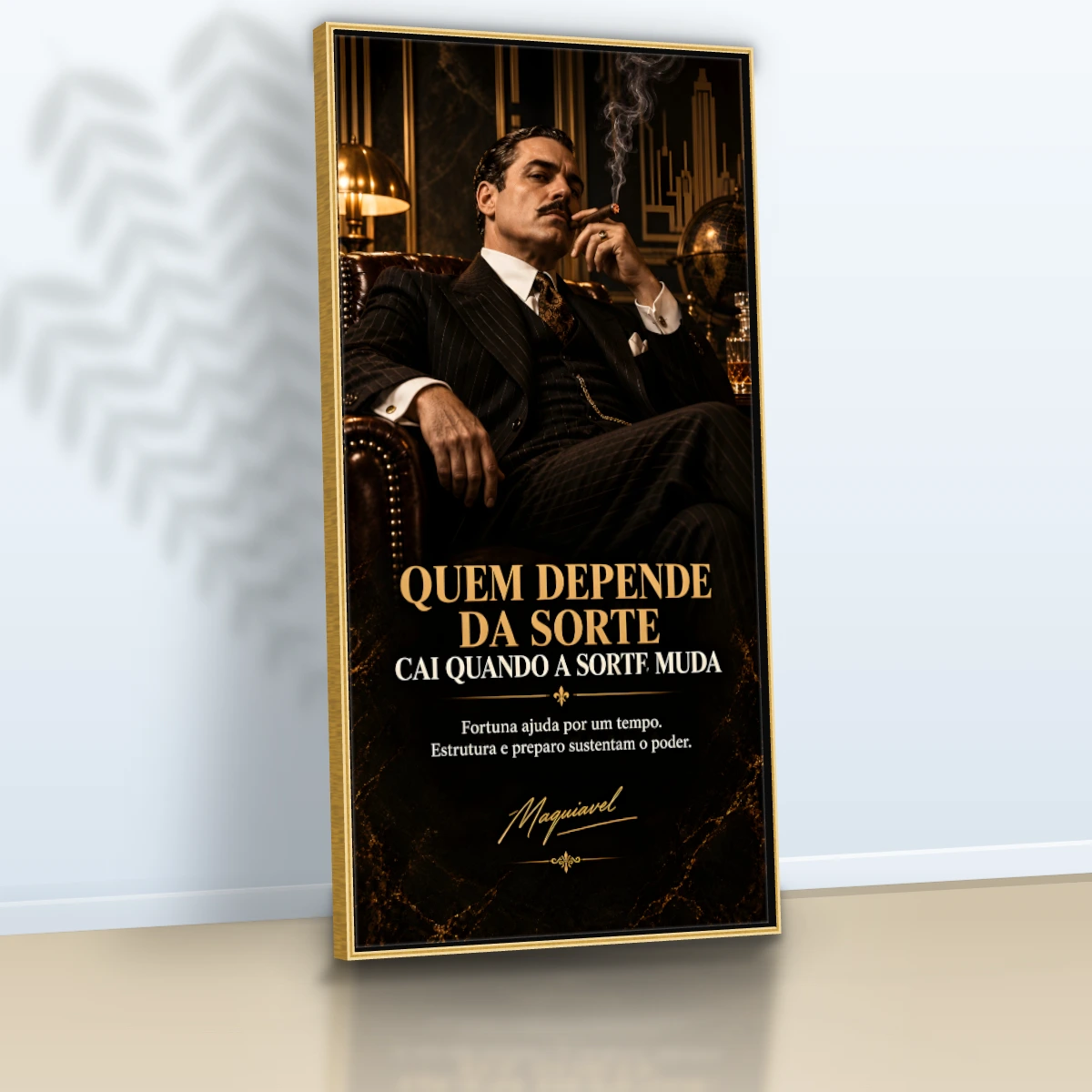Quadro Escritório Thomas Shelby Gold — foto 4