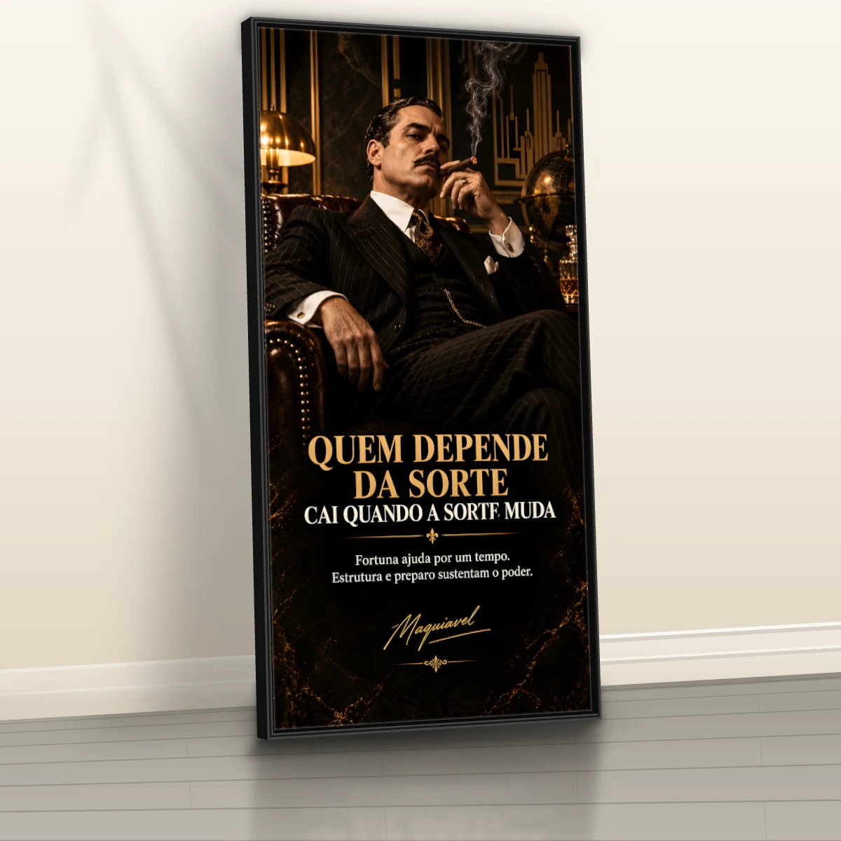Quadro Escritório Thomas Shelby Gold — foto 2