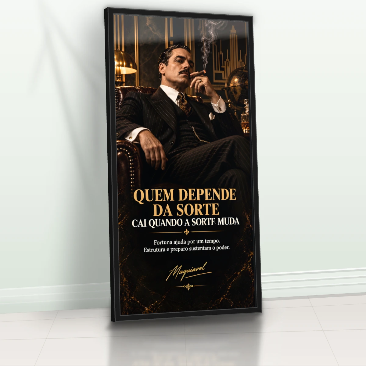 Quadro Escritório Thomas Shelby Gold — foto 5
