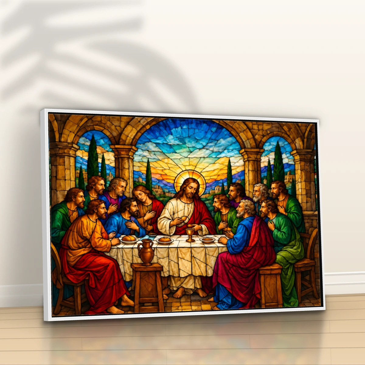 Quadro Sala Santa Ceia Vitral — foto 3