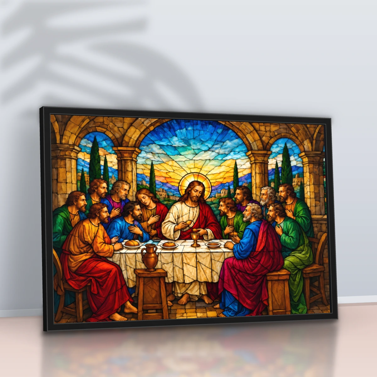 Quadro Sala Santa Ceia Vitral — foto 5