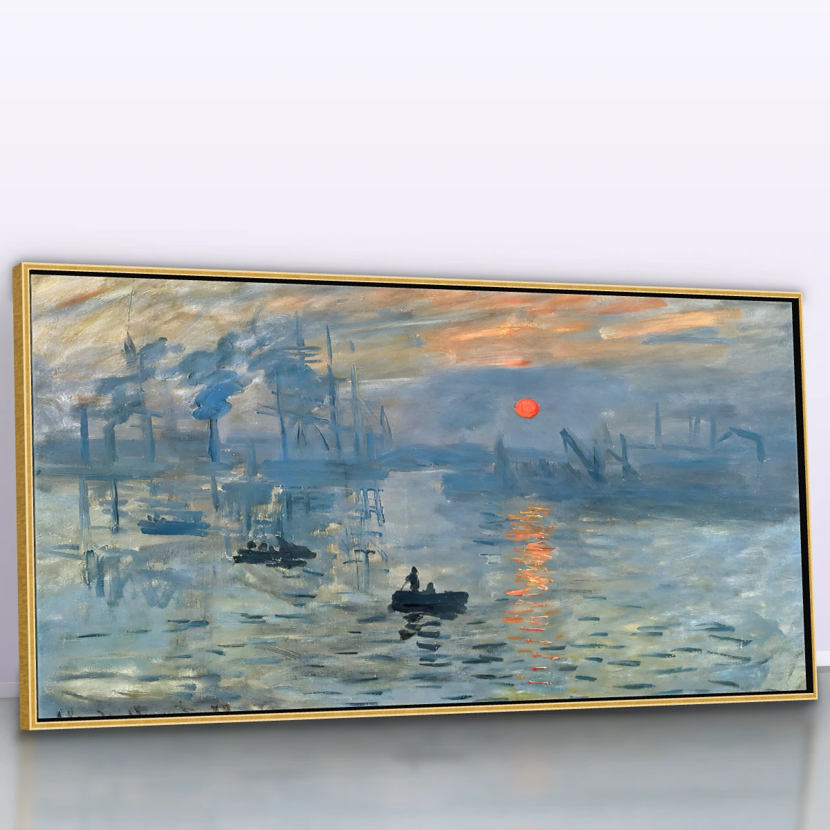 Quadro Sala Monet Nascer do Sol — foto 4