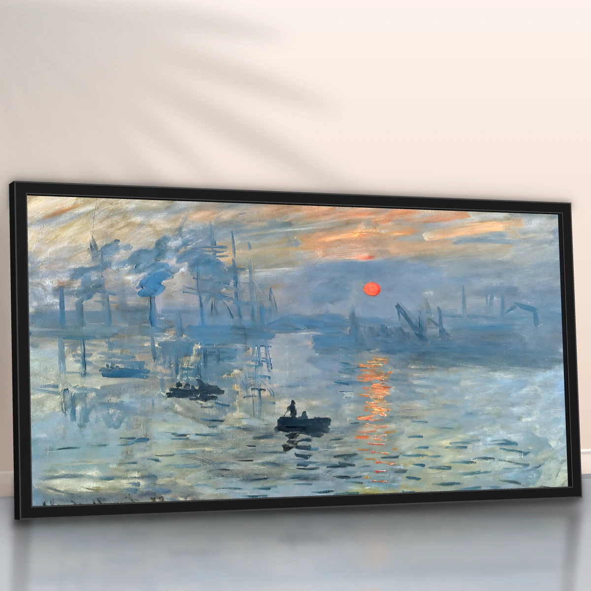 Quadro Sala Monet Nascer do Sol — foto 5
