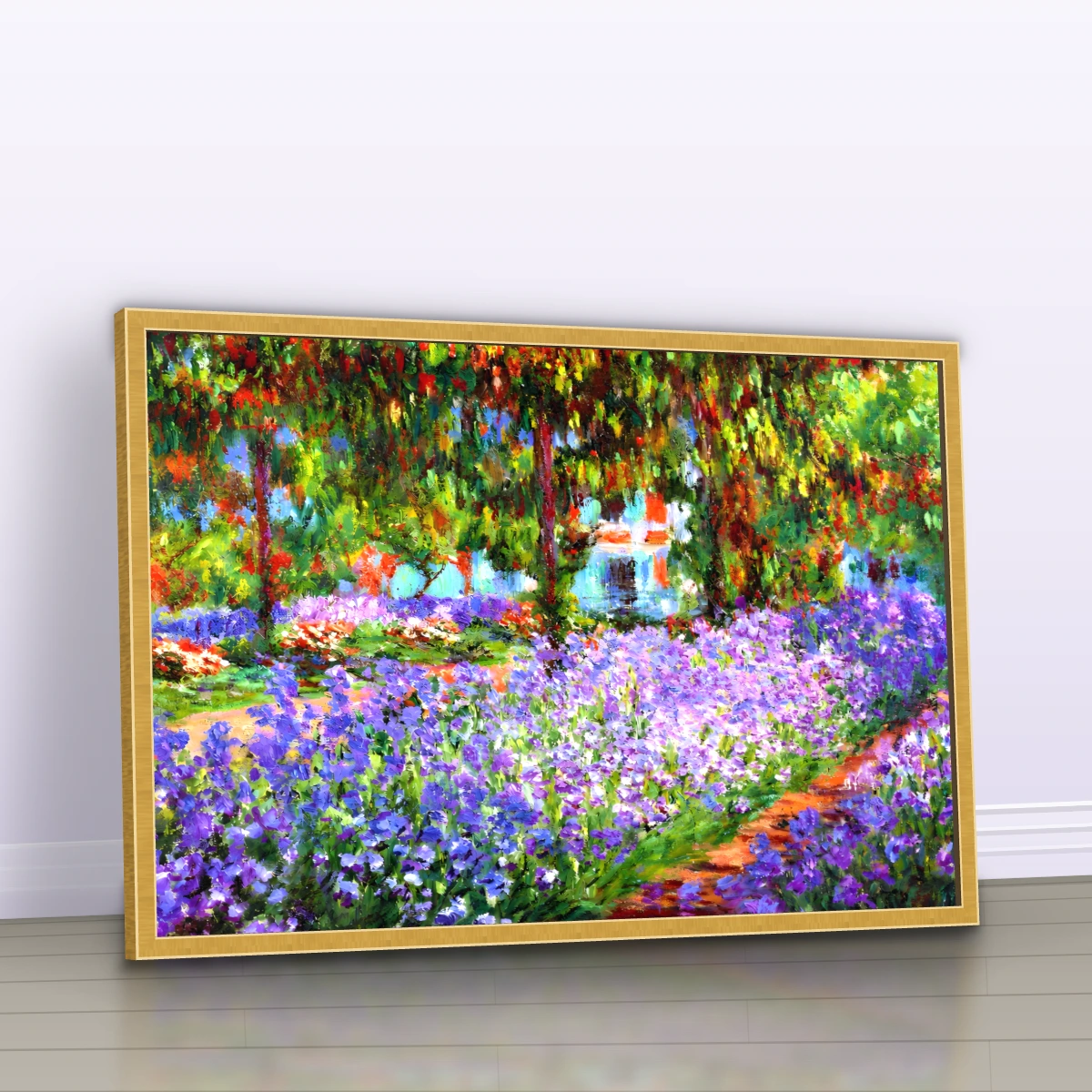 Quadro Sala Jardim Lavanda