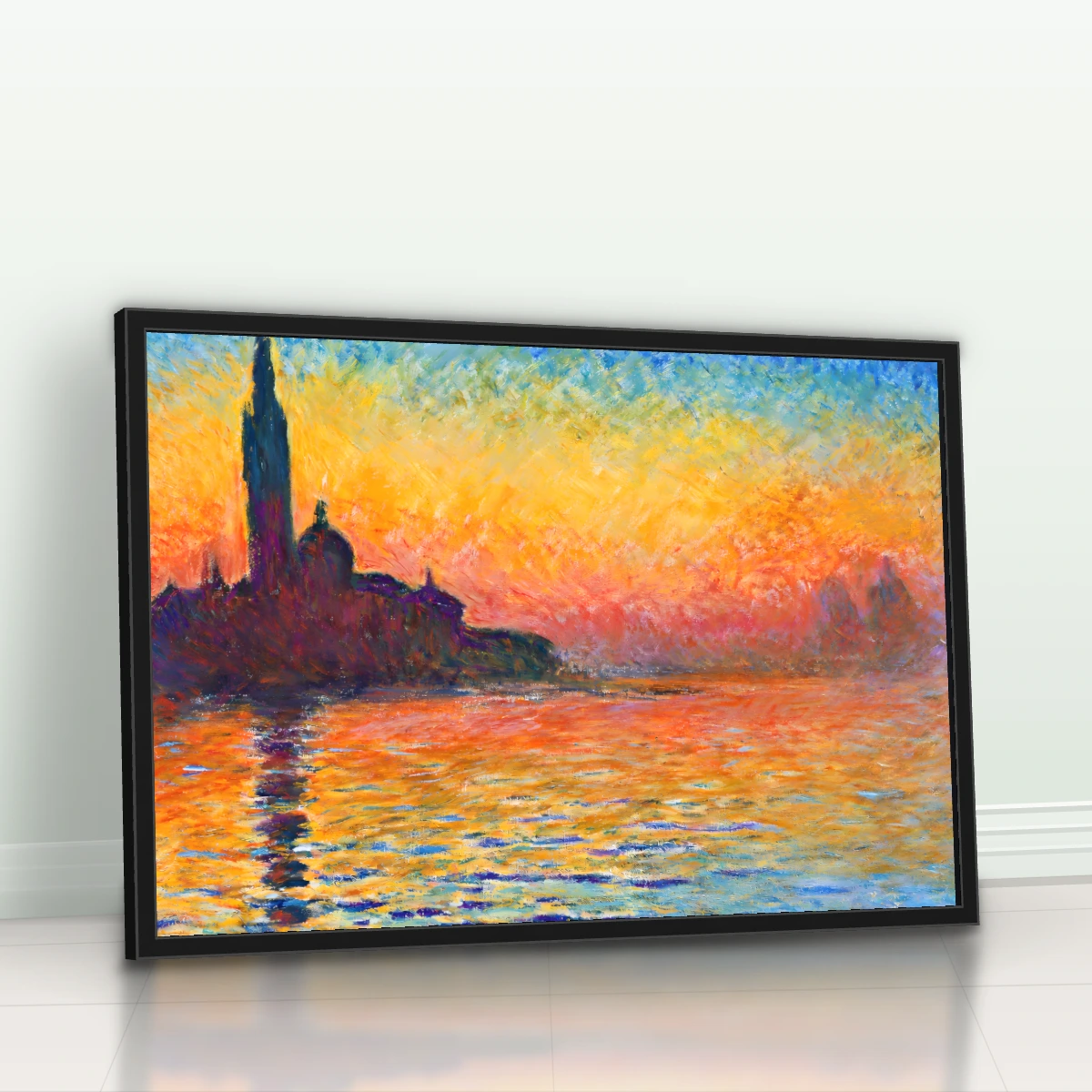 Quadro Sala Veneza Pôr do Sol — foto 5