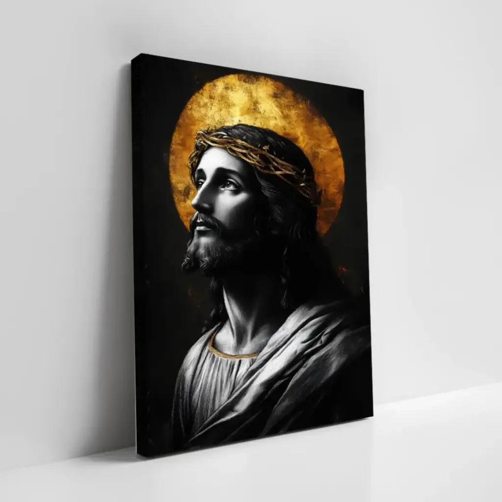 Quadro Sala Jesus Cristo Gold